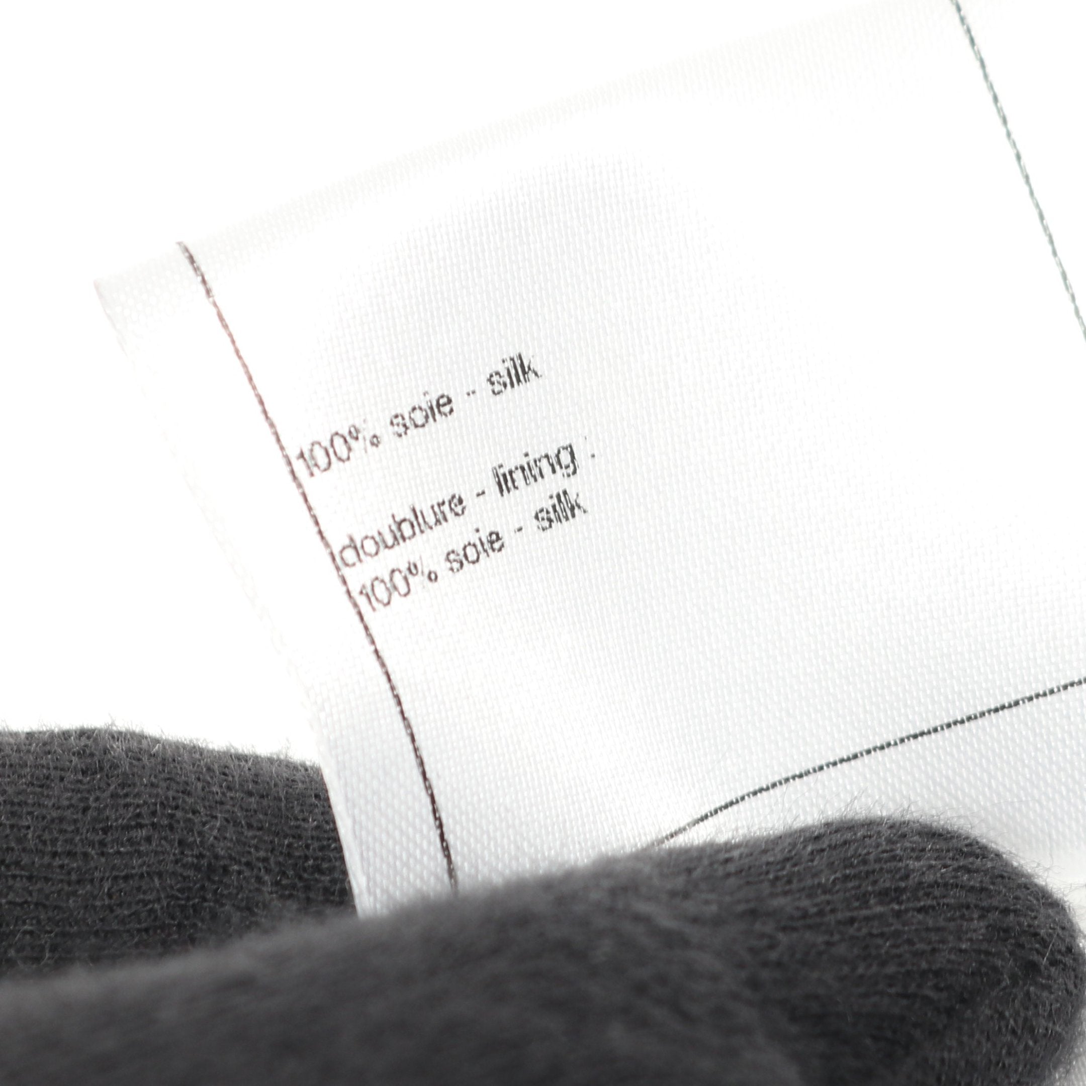 カメリア トップス ノースリーブ シルク ネイビー シャネル – RECLO