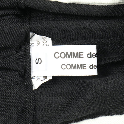 クロップド パンツ ウール ブラック コムデギャルソンコムデギャルソン ボトムス Comme des Garcons Comme des Garcons