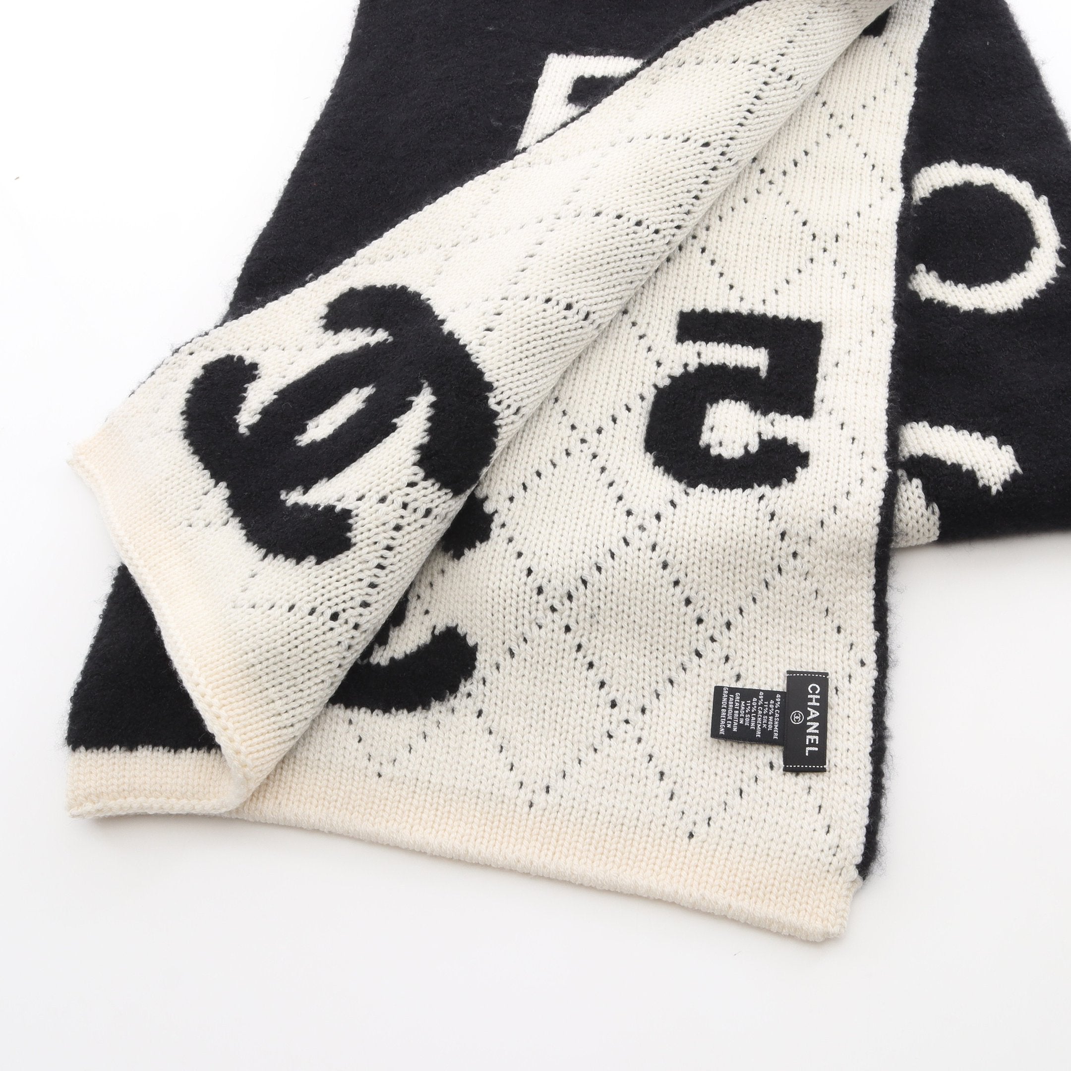 極美品 CHANEL シャネル ココマーク マトラッセ ストール マフラー 1円 