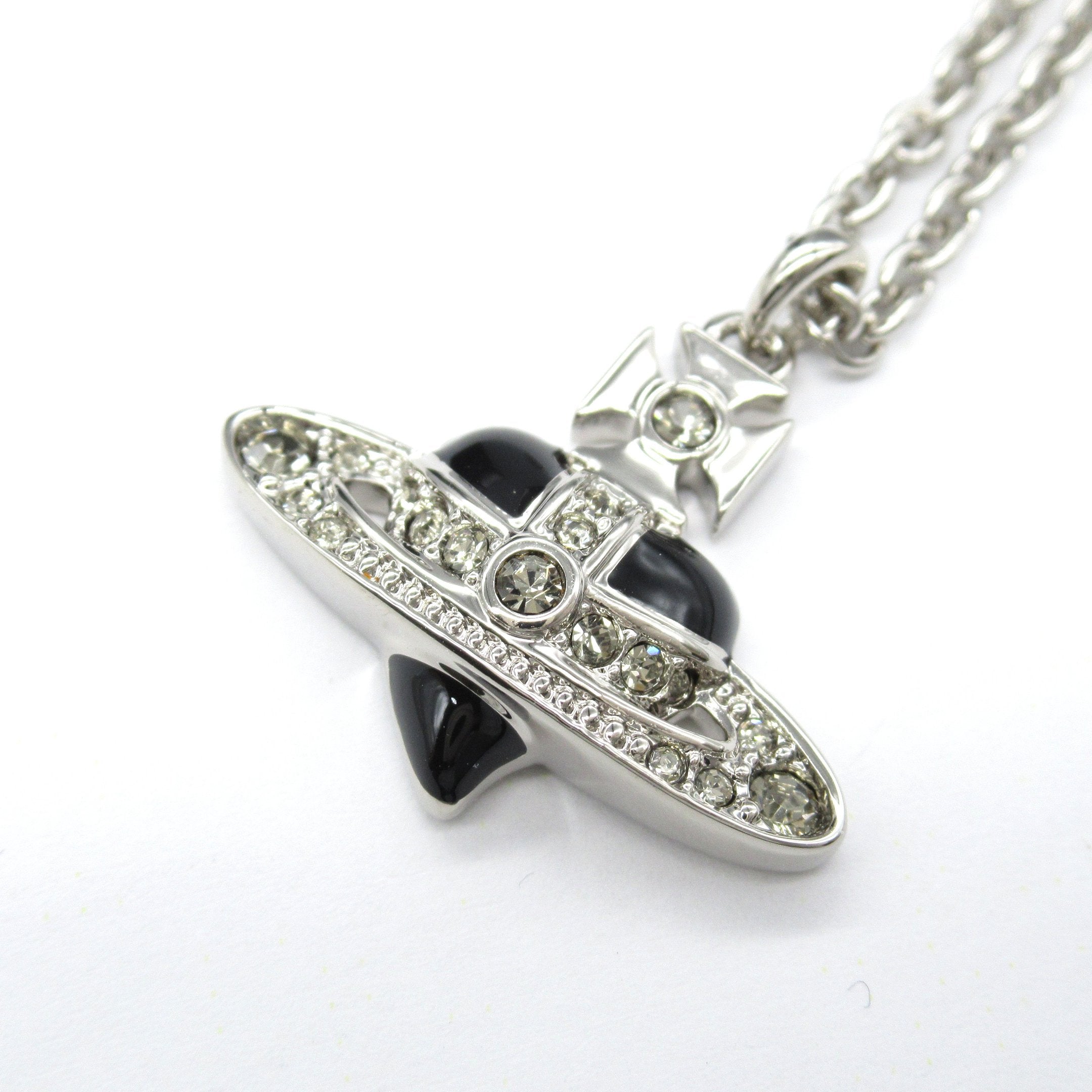 ネックレス ネックレス ブラック シルバー ヴィヴィアンウエストウッド