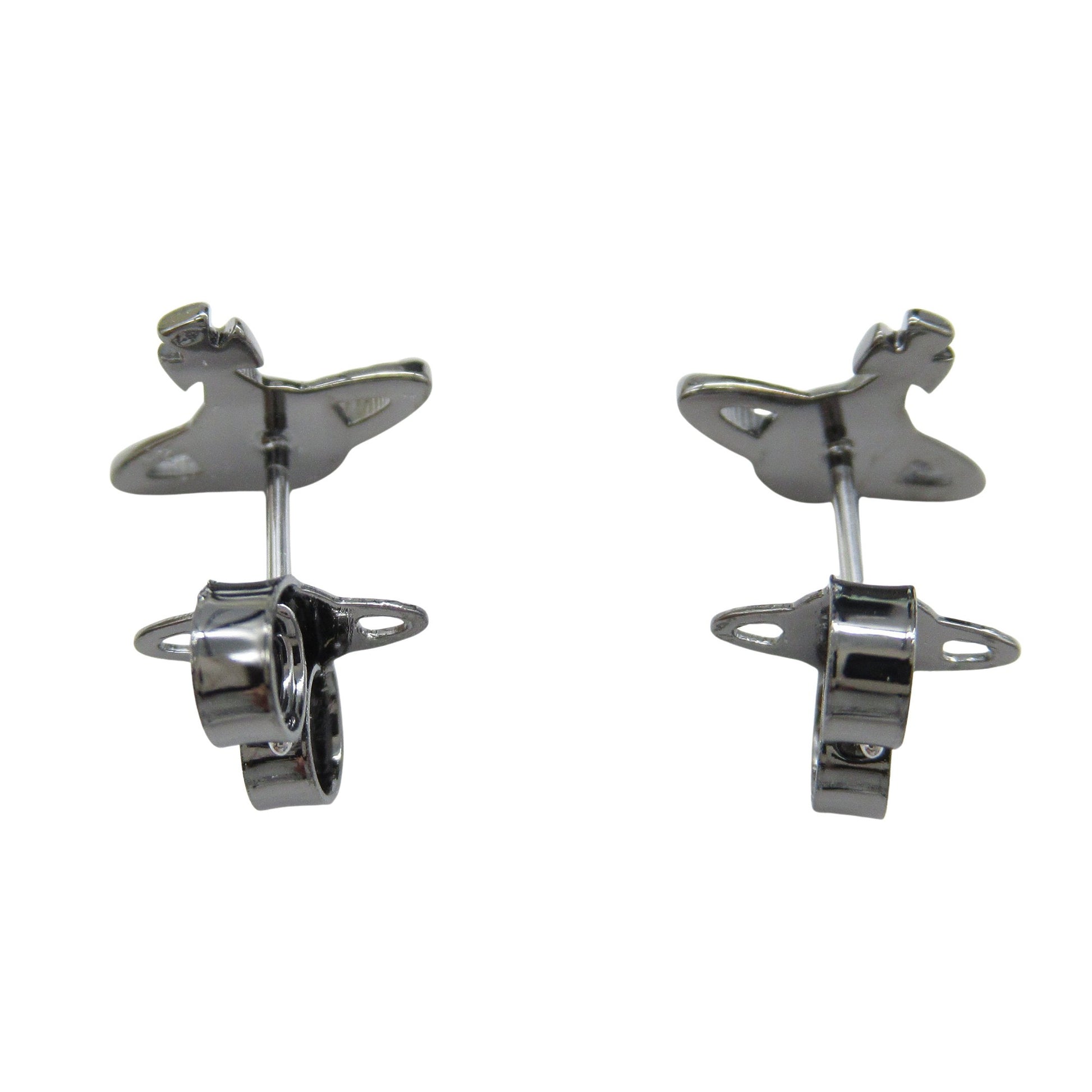 ピアス ガンメタル ピアス ブラック ヴィヴィアンウエストウッド アクセサリー Vivienne Westwood