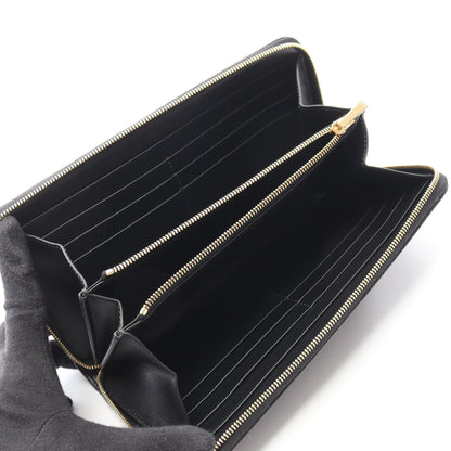 トリオンフ ラージ ジップウォレット ラウンドファスナー長財布 PVC ブラック セリーヌ 財布・小物 CELINE