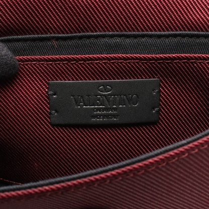 スーパーVEE ボディバッグ ウエストバッグ キャンバス ボルドー ヴァレンティノガラヴァーニ バッグ VALENTINO GARAVANI