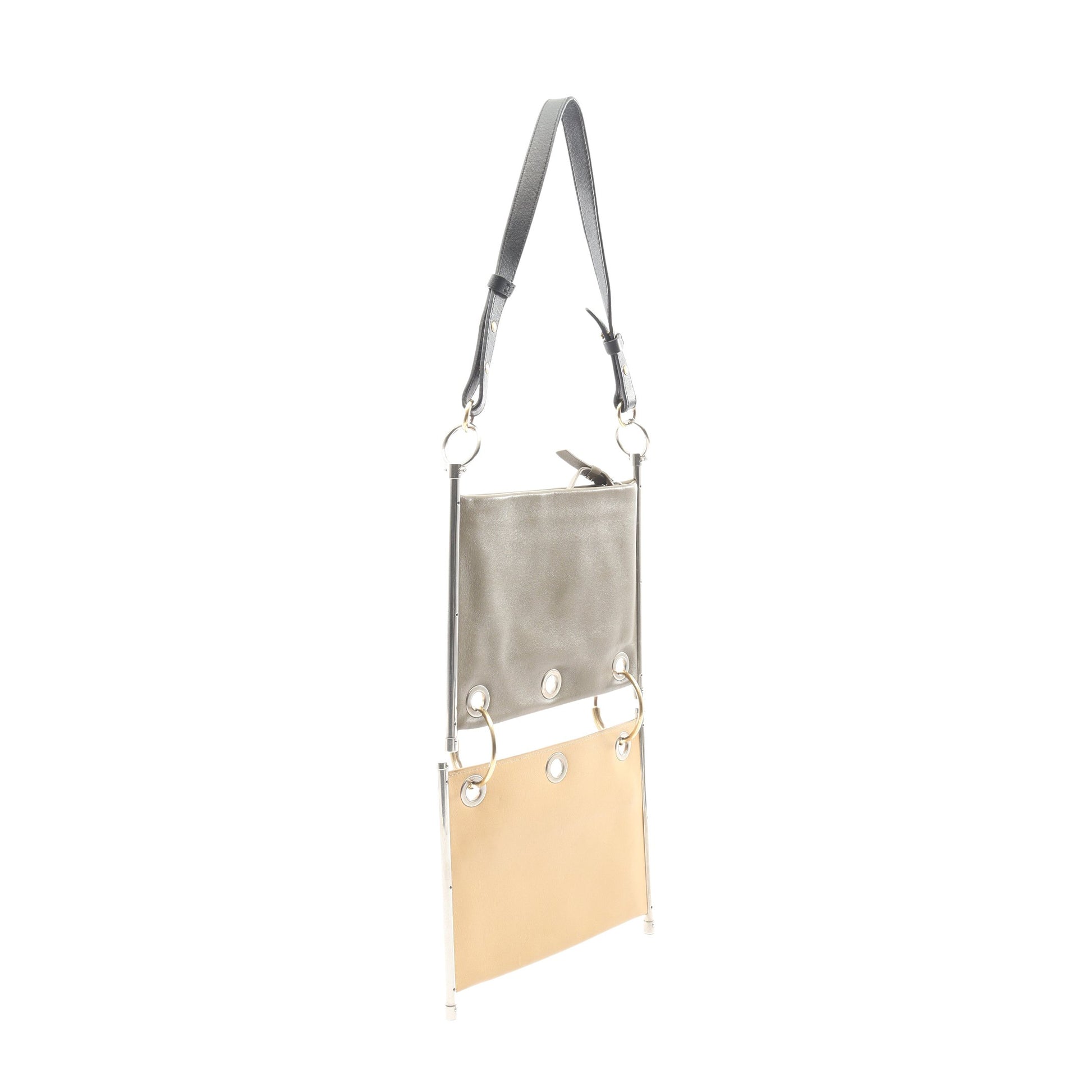 ショルダーバッグ レザー カーキグリーン カーキベージュ クロエ バッグ Chloe