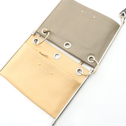 ショルダーバッグ レザー カーキグリーン カーキベージュ クロエ バッグ Chloe