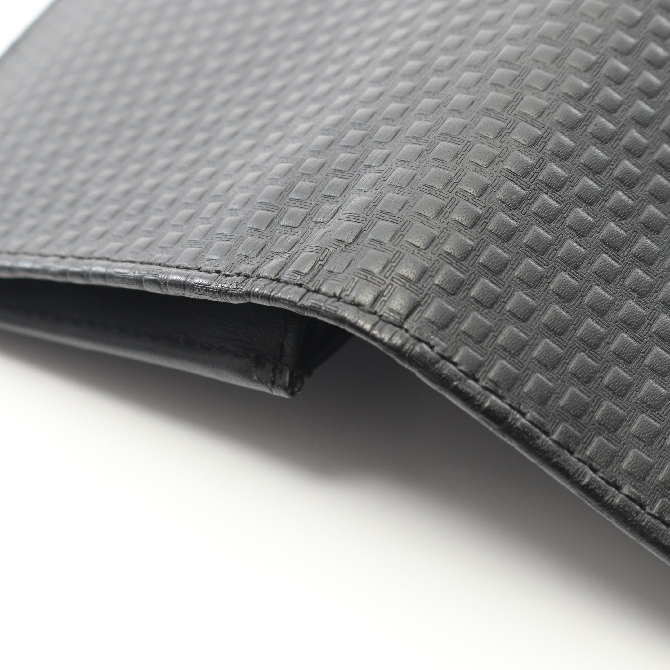 MICRO D-EIGHT マイクロ ディーエイト 二つ折り長財布 レザー ブラック