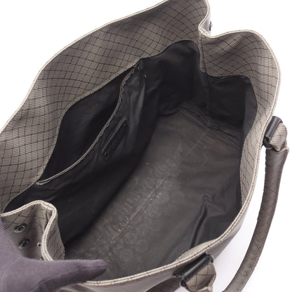 マルコポーロ ハンドバッグ トートバッグ PVC レザー グレー ボッテガヴェネタ バッグ BOTTEGA VENETA