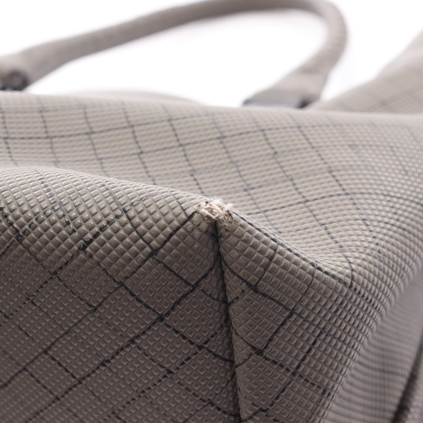マルコポーロ ハンドバッグ トートバッグ PVC レザー グレー ボッテガヴェネタ バッグ BOTTEGA VENETA