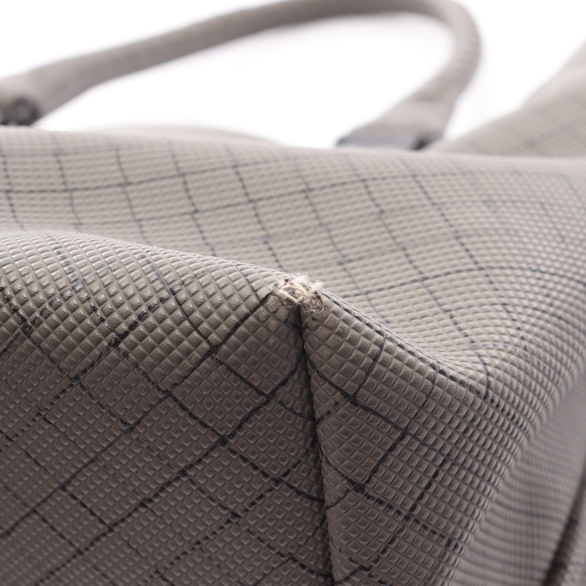 マルコポーロ ハンドバッグ トートバッグ PVC レザー グレー ボッテガヴェネタ バッグ BOTTEGA VENETA