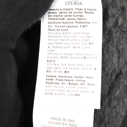 カディアック テディベア コート ウール アルパカ シルク ダークグレー マックスマーラ アウター Max Mara