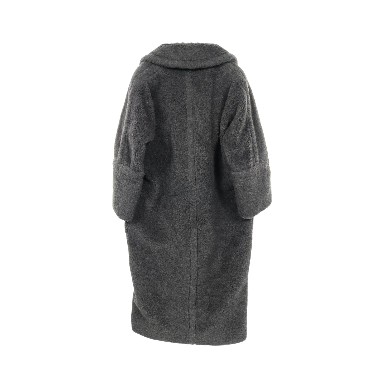 カディアック テディベア コート ウール アルパカ シルク ダークグレー マックスマーラ アウター Max Mara