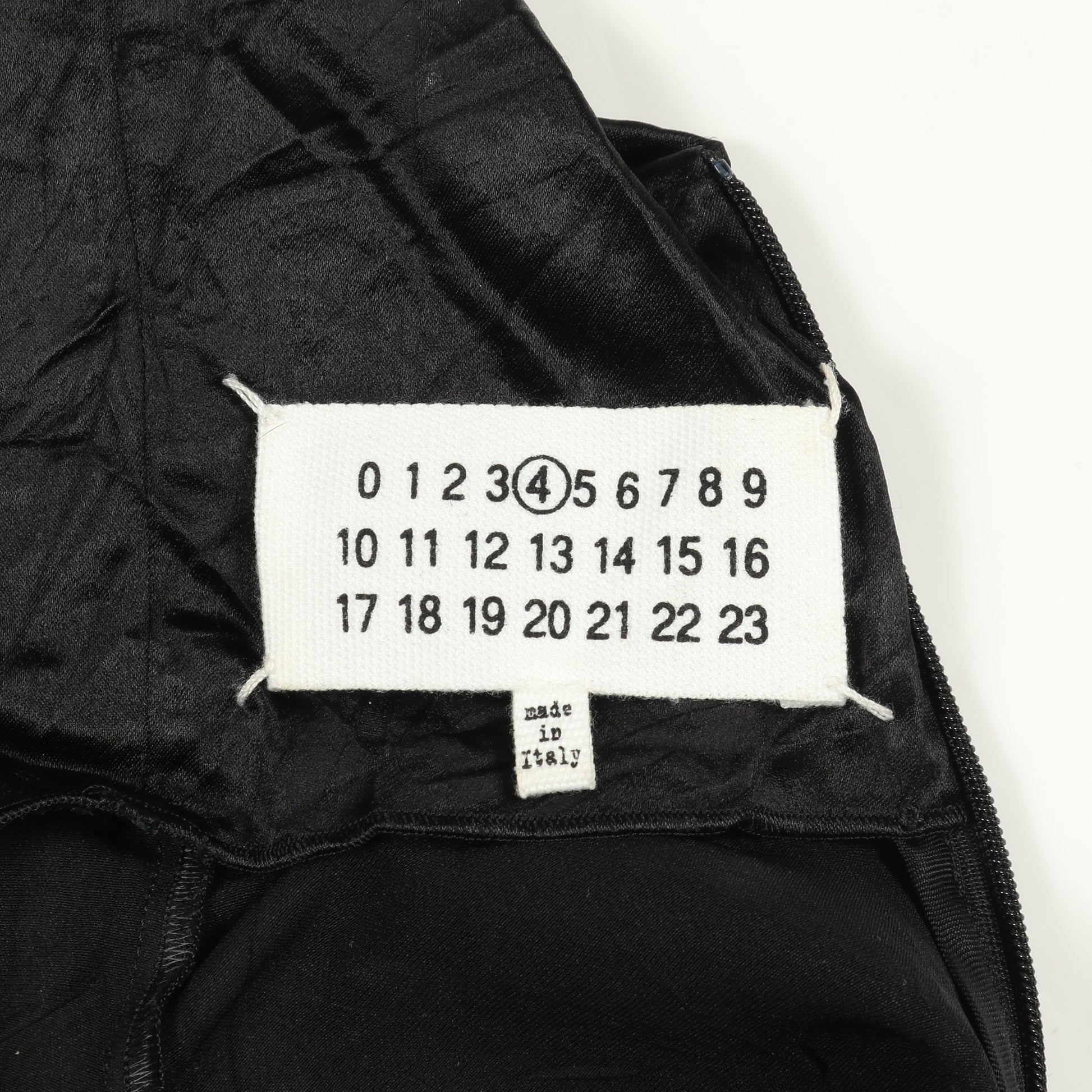 ワンピース ハイネック 長袖 レーヨン ブラック シワ加工 メゾンマルジェラ4 ワンピース Maison Margiela 4