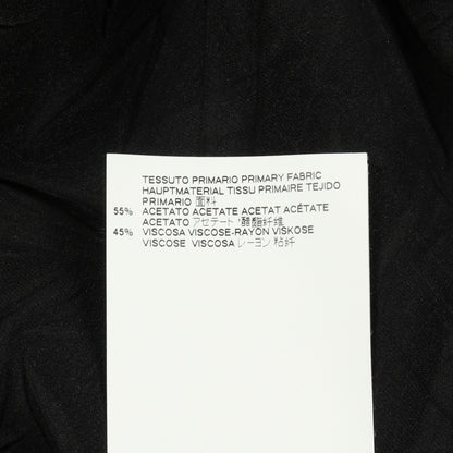 ワンピース ハイネック 長袖 レーヨン ブラック シワ加工 メゾンマルジェラ4 ワンピース Maison Margiela 4
