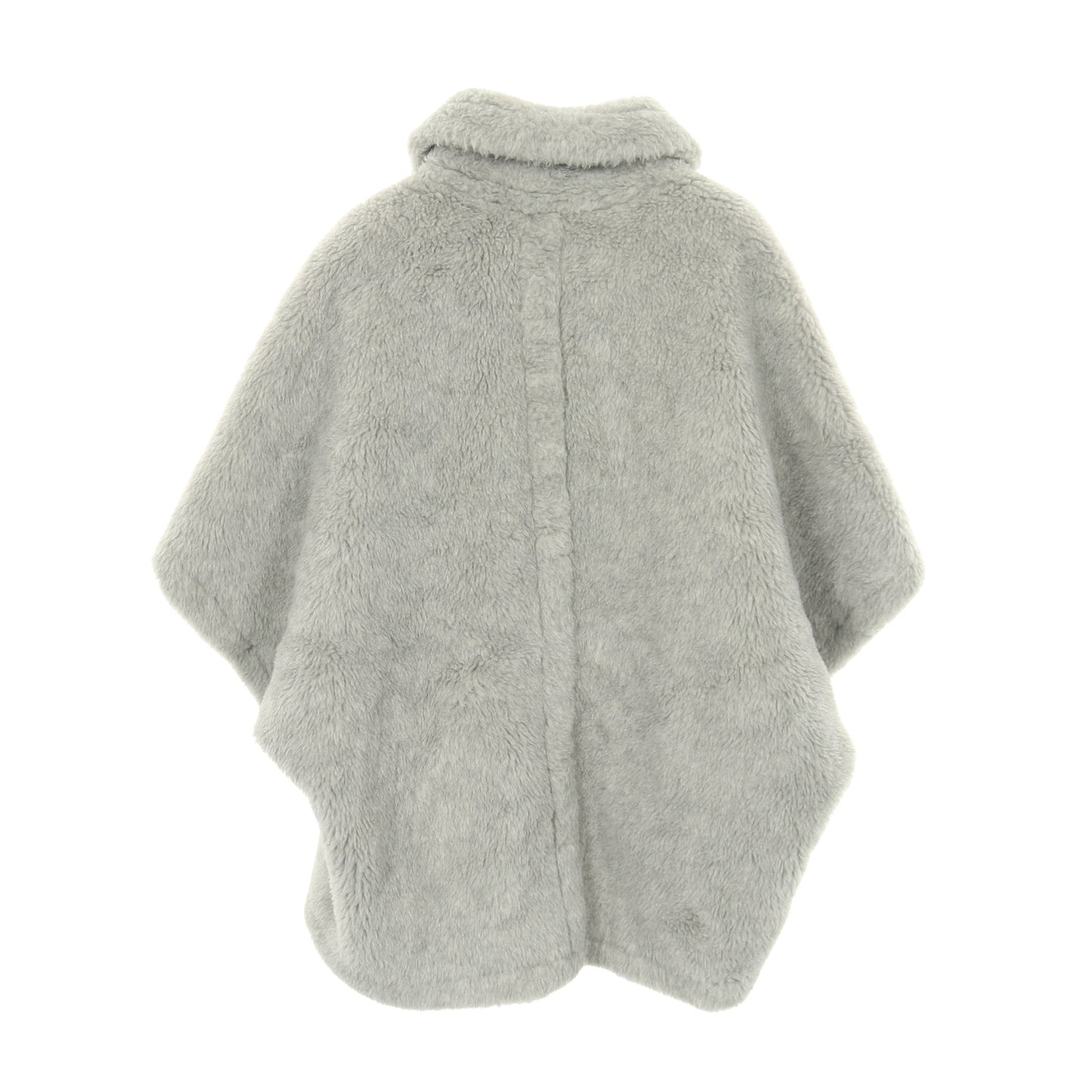 テディベア ケープ ポンチョ ウール アルパカ グレー マックスマーラ アウター Max Mara