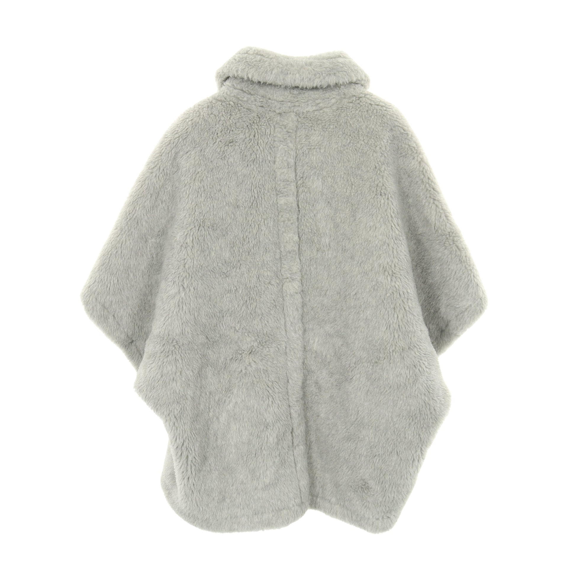 テディベア ケープ ポンチョ ウール アルパカ グレー マックスマーラ アウター Max Mara