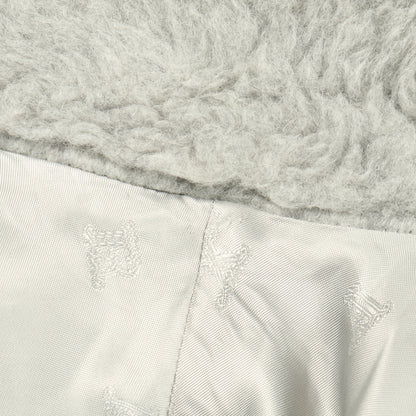 テディベア ケープ ポンチョ ウール アルパカ グレー マックスマーラ アウター Max Mara
