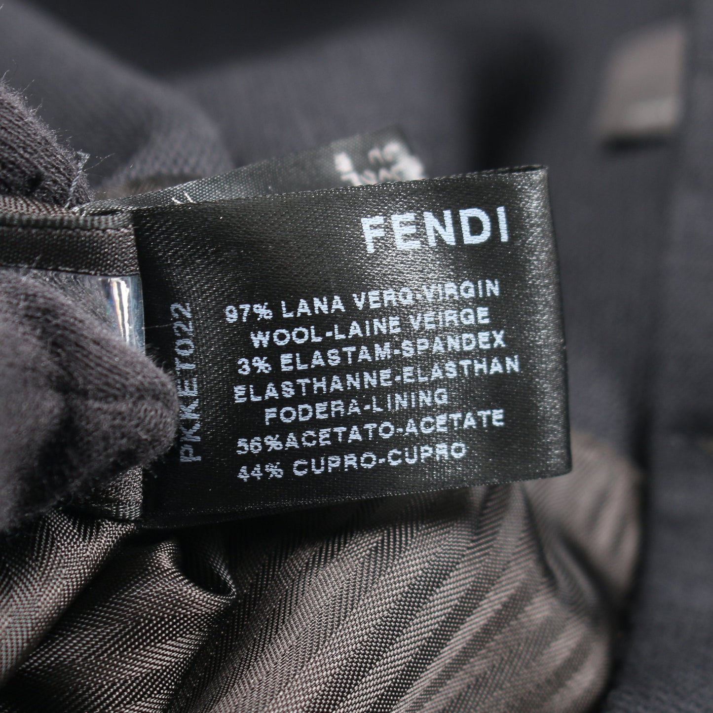 スカート ウール ブラック フェンディ ボトムス FENDI