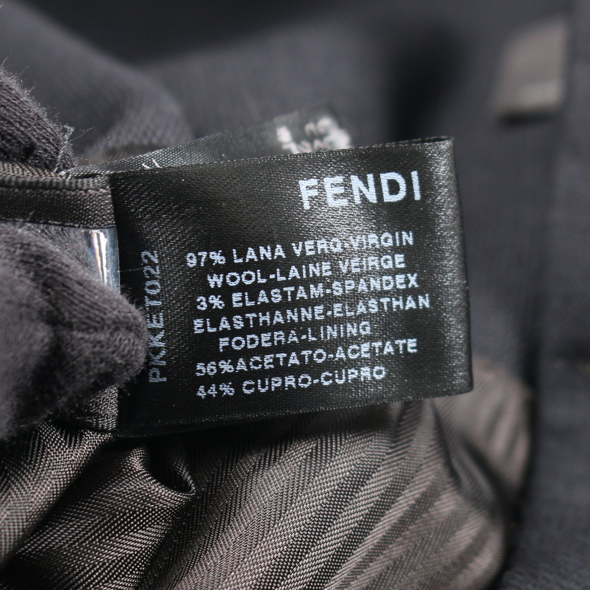 スカート ウール ブラック フェンディ ボトムス FENDI