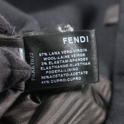 スカート ウール ブラック フェンディ ボトムス FENDI