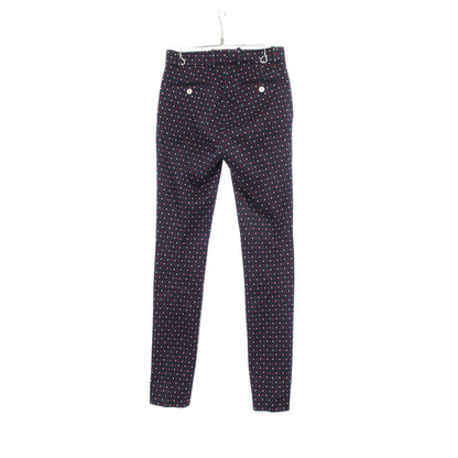 パンツ ハート柄 コットン ネイビー レッド アイボリー グッチ ボトムス GUCCI