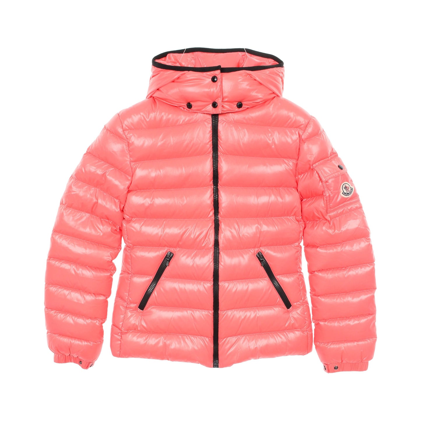 BADY ダウンジャケット ナイロン コーラルピンク キッズ モンクレール アウター MONCLER