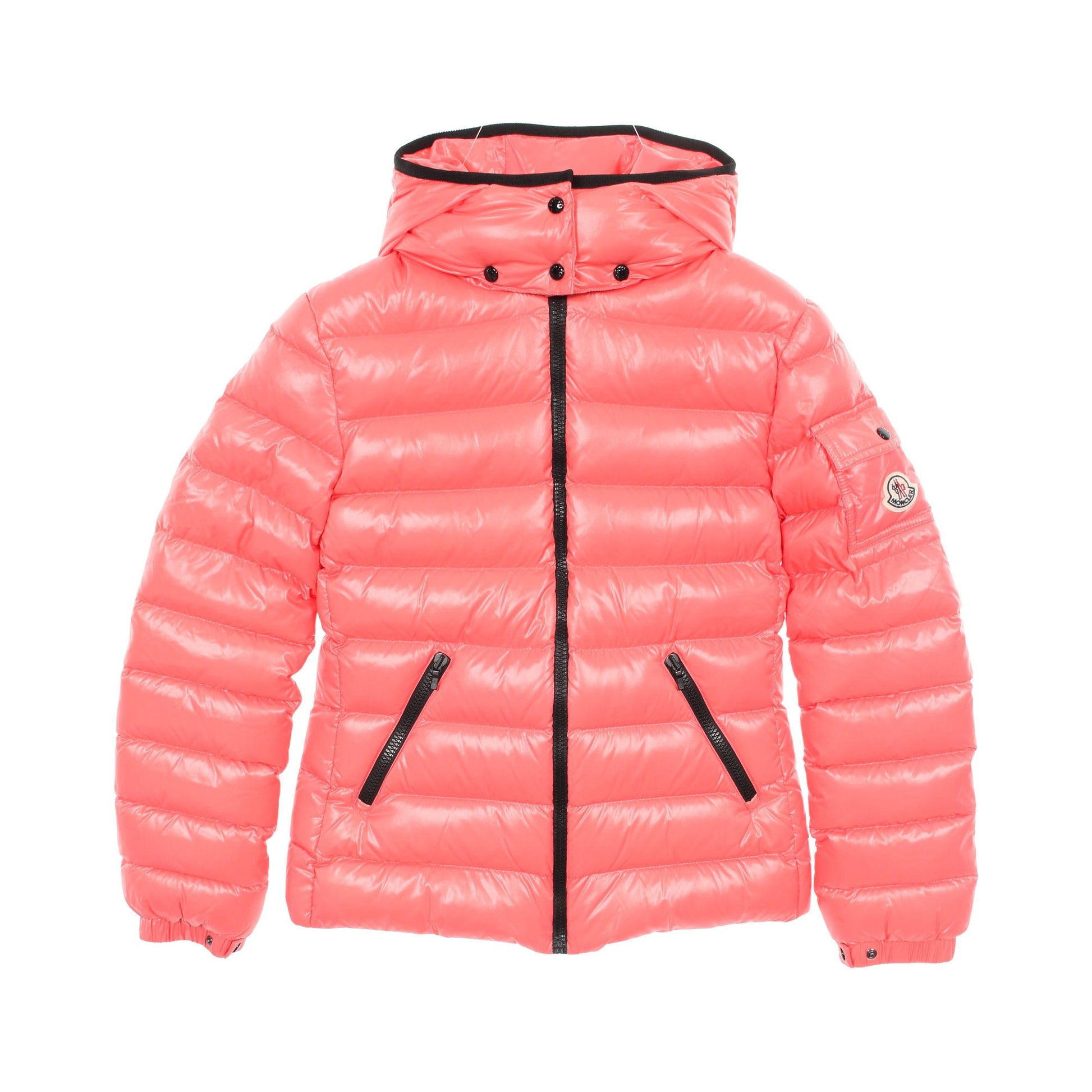 BADY ダウンジャケット ナイロン コーラルピンク キッズ モンクレール アウター MONCLER