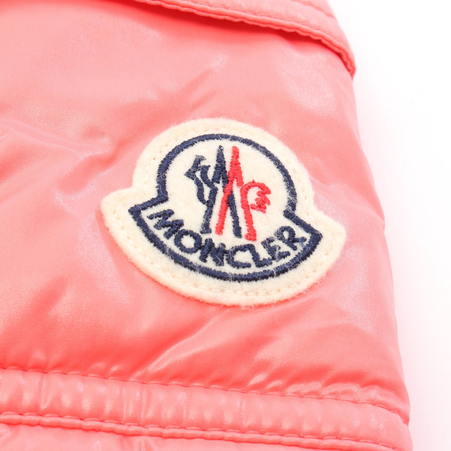 BADY ダウンジャケット ナイロン コーラルピンク キッズ モンクレール アウター MONCLER