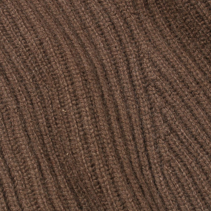 ケープ ニット ハイネック カシミヤ モヘヤ ブラウン エルメス トップス HERMES