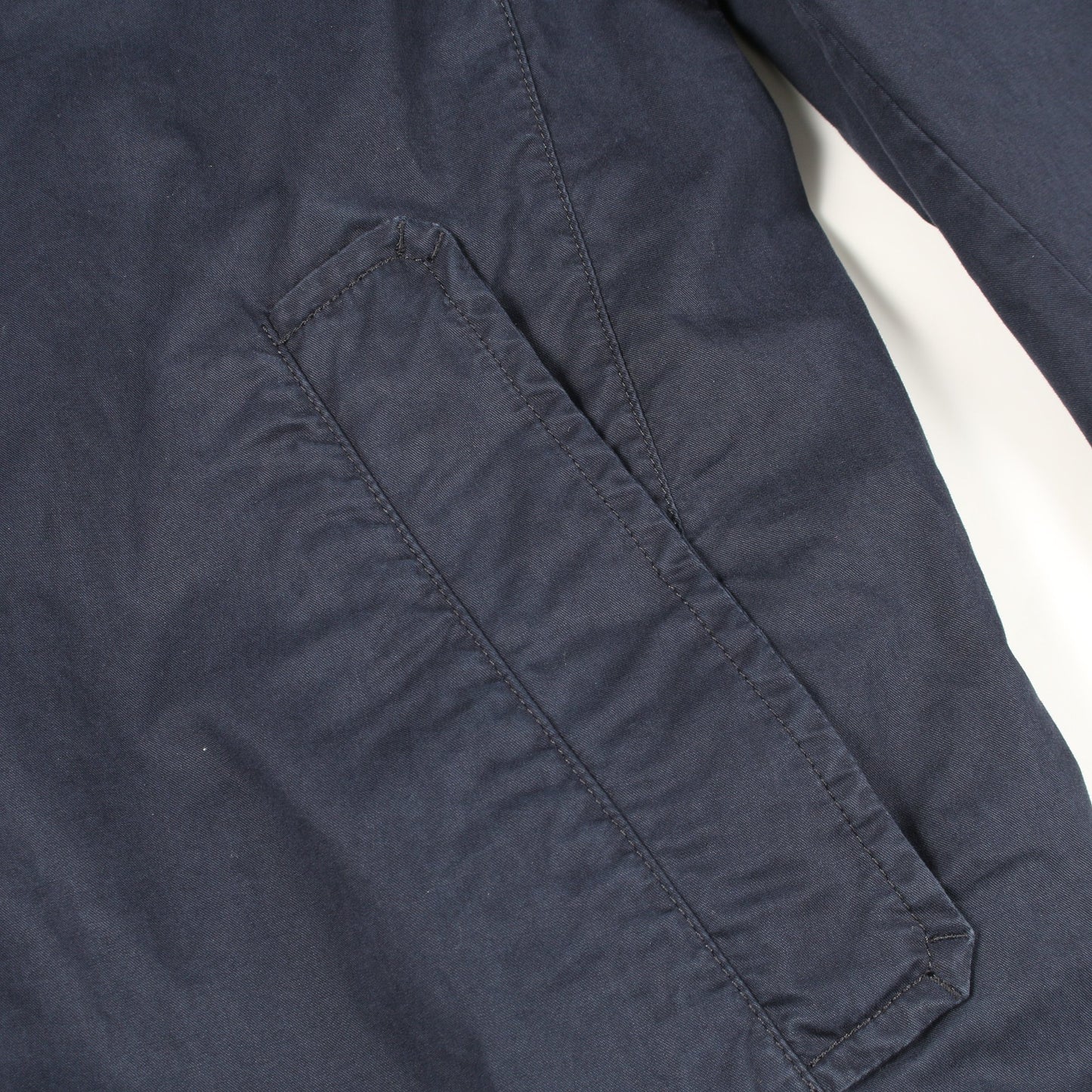 ステンカラーコート コットン ネイビー ヘルノ アウター HERNO