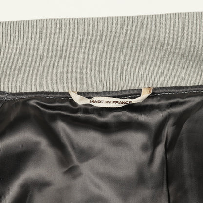 ブルゾン クロコダイル ラムスキン グレー エルメス アウター HERMES