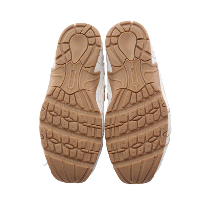 miu miu × New Balance 530 SL スニーカー レザー オフホワイト ライトブラウン ヴィンテージ加工 ミュウミュウ シューズ miu miu
