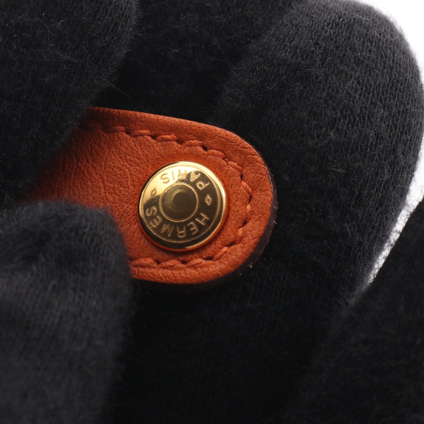 ノマド グローブホルダー レザー GP オレンジ ゴールド エルメス 財布・小物 HERMES