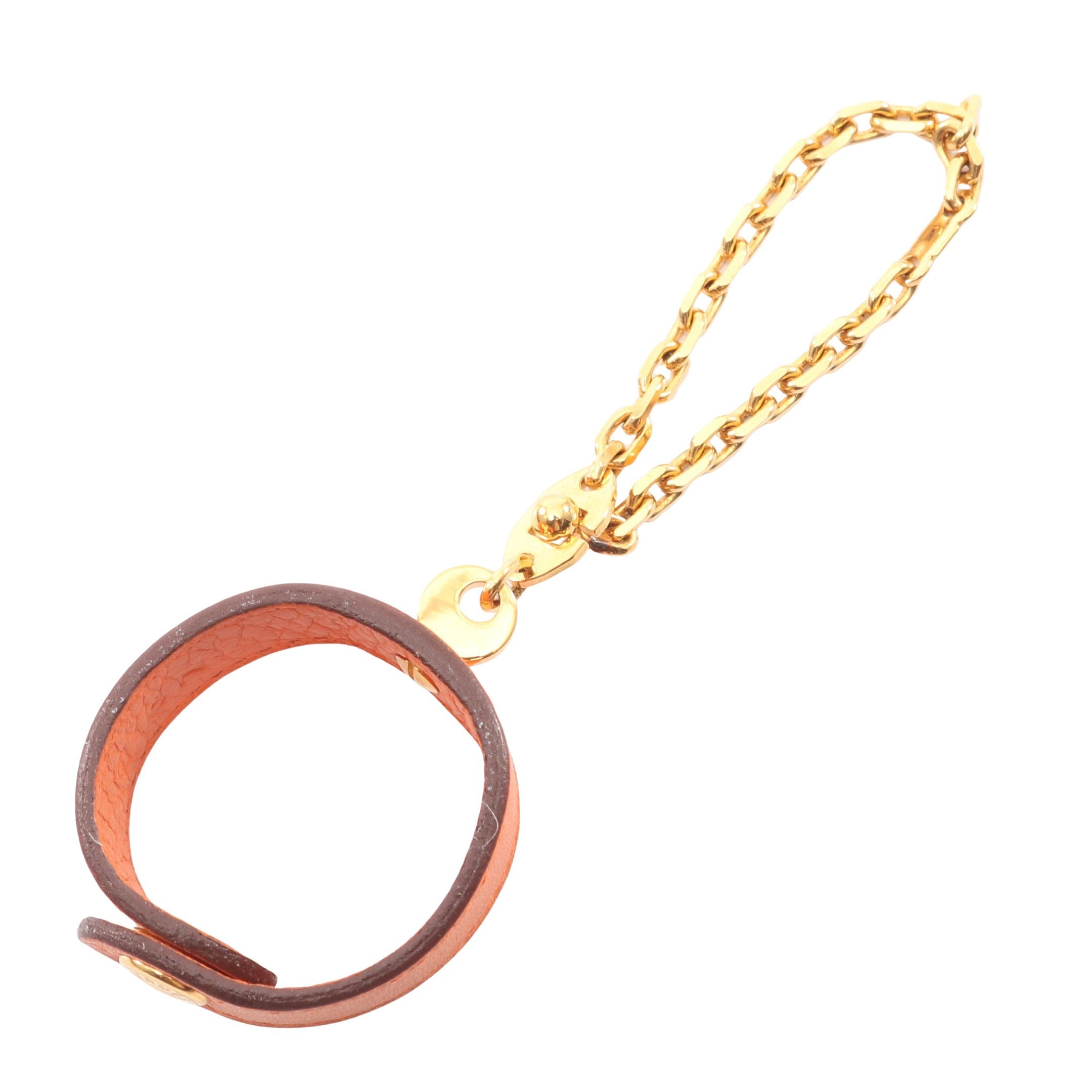 ノマド グローブホルダー レザー GP オレンジ ゴールド エルメス – RECLO