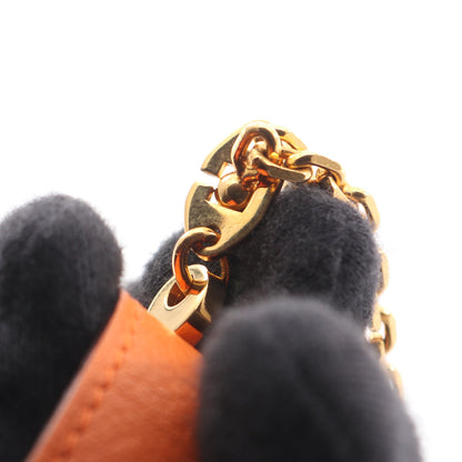 ノマド グローブホルダー レザー GP オレンジ ゴールド エルメス 財布・小物 HERMES