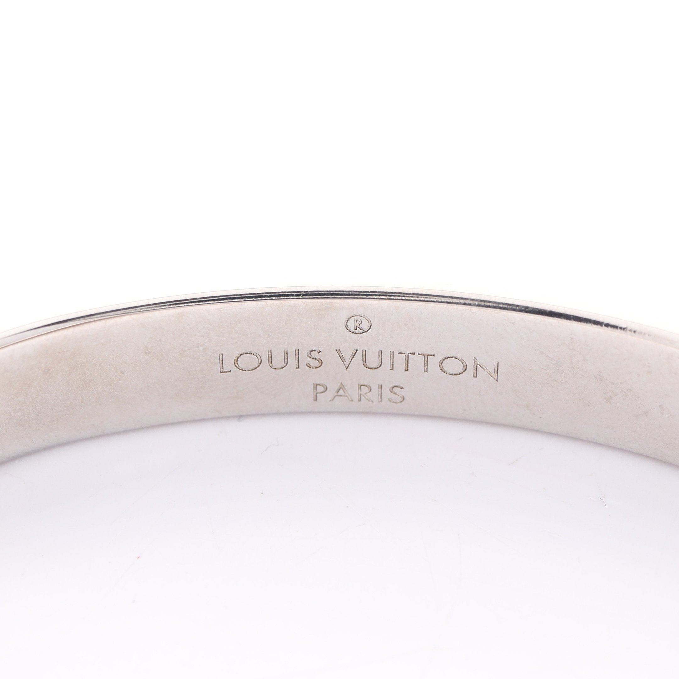 カフ ナノグラム バングル GP シルバー ゴールド ルイヴィトン – RECLO