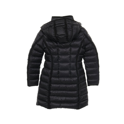 HERMINE ダウンコート ナイロン ブラック モンクレール アウター MONCLER