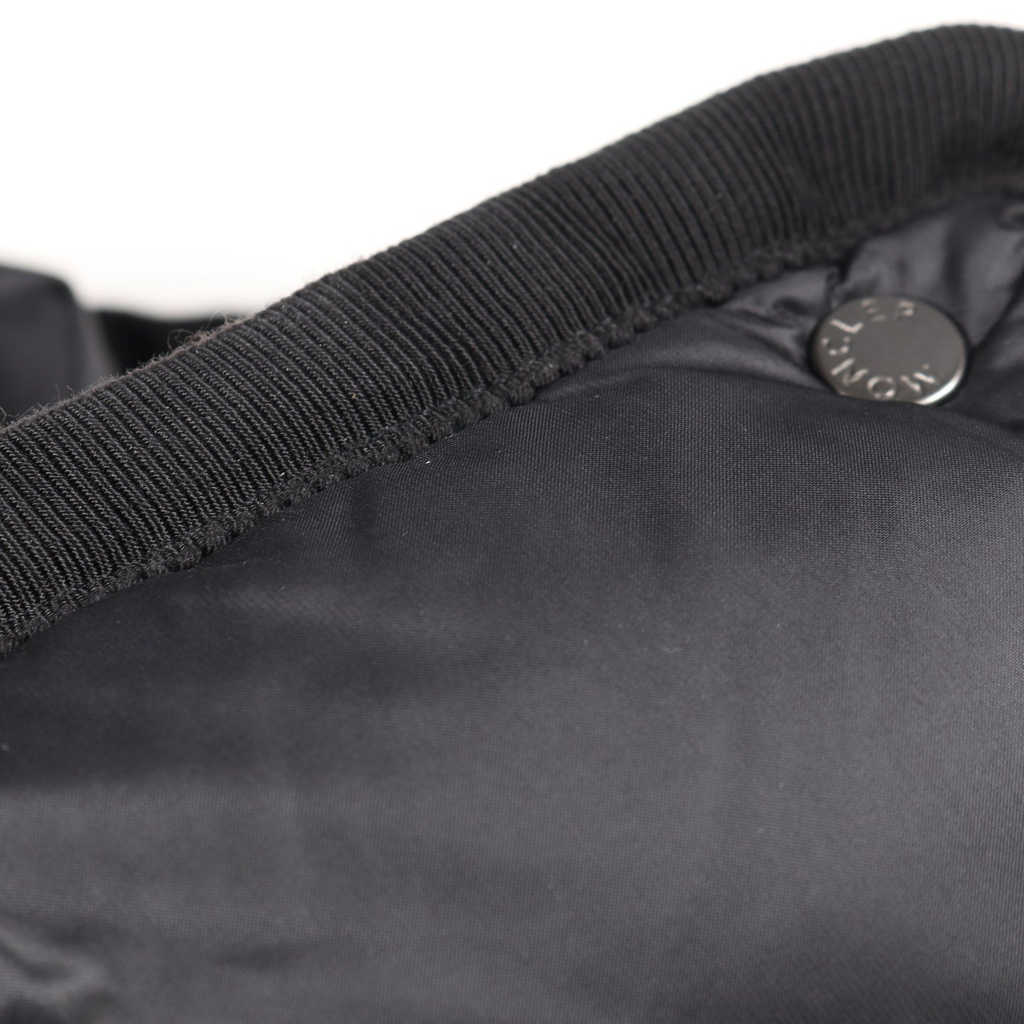 HERMINE ダウンコート ナイロン ブラック モンクレール アウター MONCLER