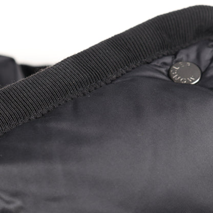 HERMINE ダウンコート ナイロン ブラック モンクレール アウター MONCLER