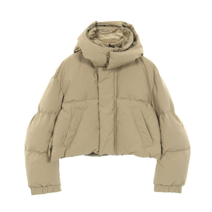 Matte Taffeta Padded Blouson パデッドフーデッド ダウンジャケット カーキベージュ サカイ アウター sacai