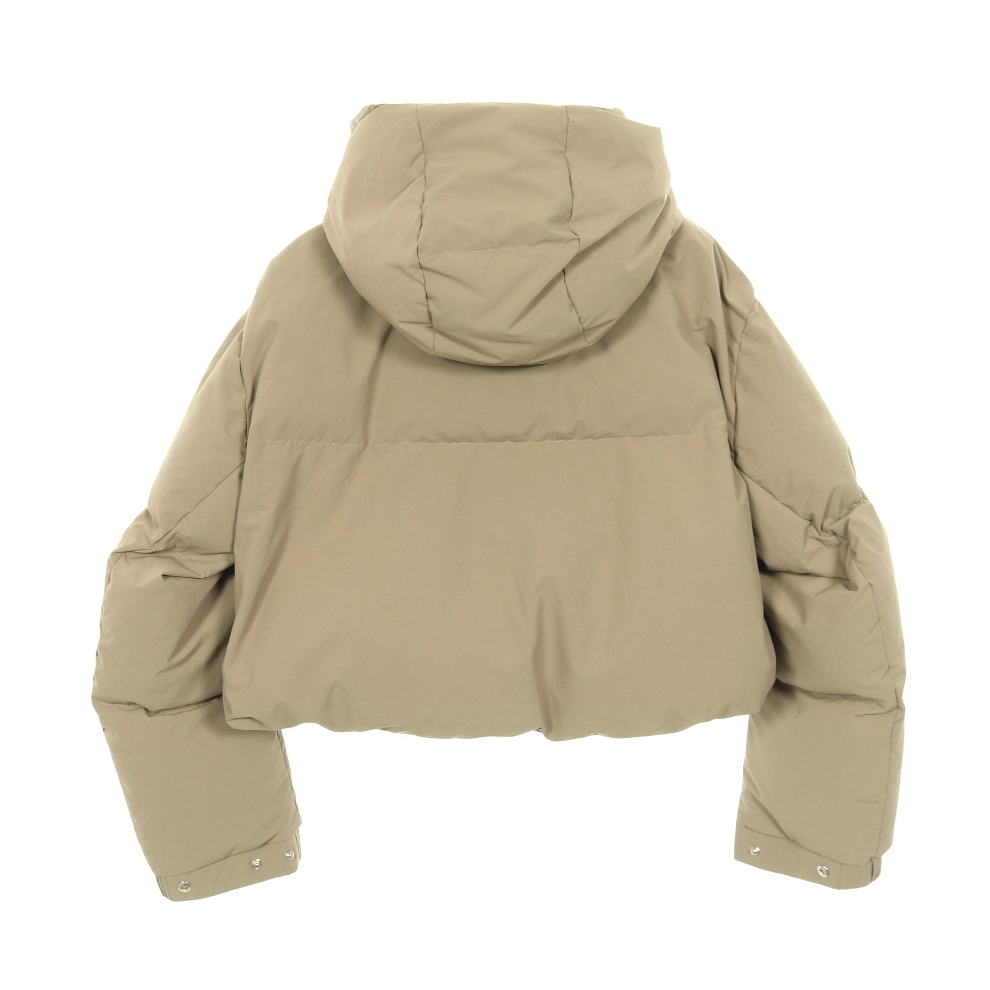 Matte Taffeta Padded Blouson パデッドフーデッド ダウンジャケット カーキベージュ サカイ アウター sacai