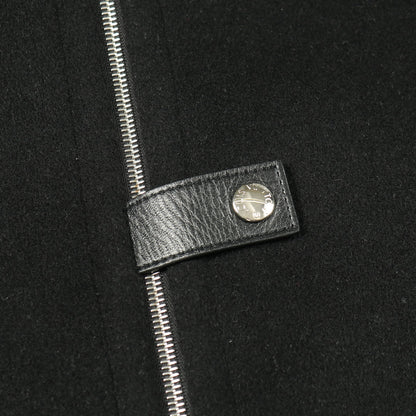 モノグラム ケープ ポンチョ ウール ブラック フード付き ルイヴィトン アウター LOUIS VUITTON