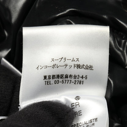 ダウンコート ナイロン ブラック フード付き リバーシブル モンクレール アウター MONCLER