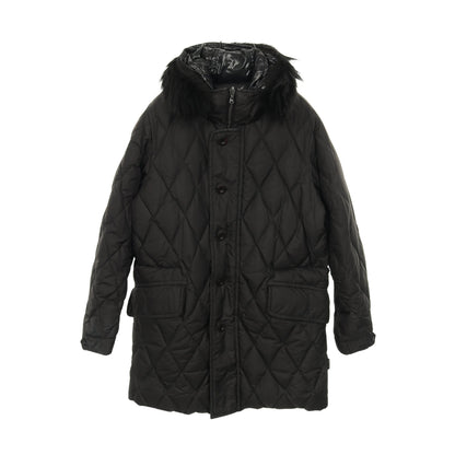 ダウンコート ナイロン ブラック フード付き リバーシブル モンクレール アウター MONCLER
