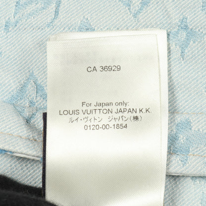 LVタイラー デニムジャケット コットン ライトブルー マルチカラー ルイヴィトン アウター LOUIS VUITTON