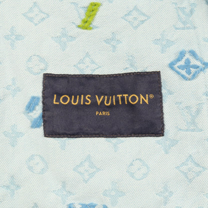 LVタイラー デニムジャケット コットン ライトブルー マルチカラー ルイヴィトン アウター LOUIS VUITTON