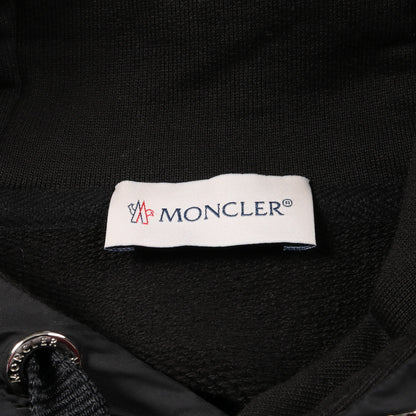 プルオーバーパーカー コットン ブラック 切替 モンクレール トップス MONCLER