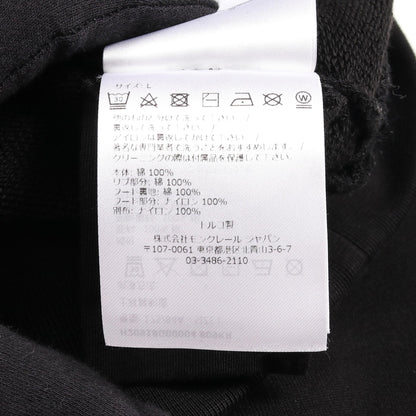 プルオーバーパーカー コットン ブラック 切替 モンクレール トップス MONCLER