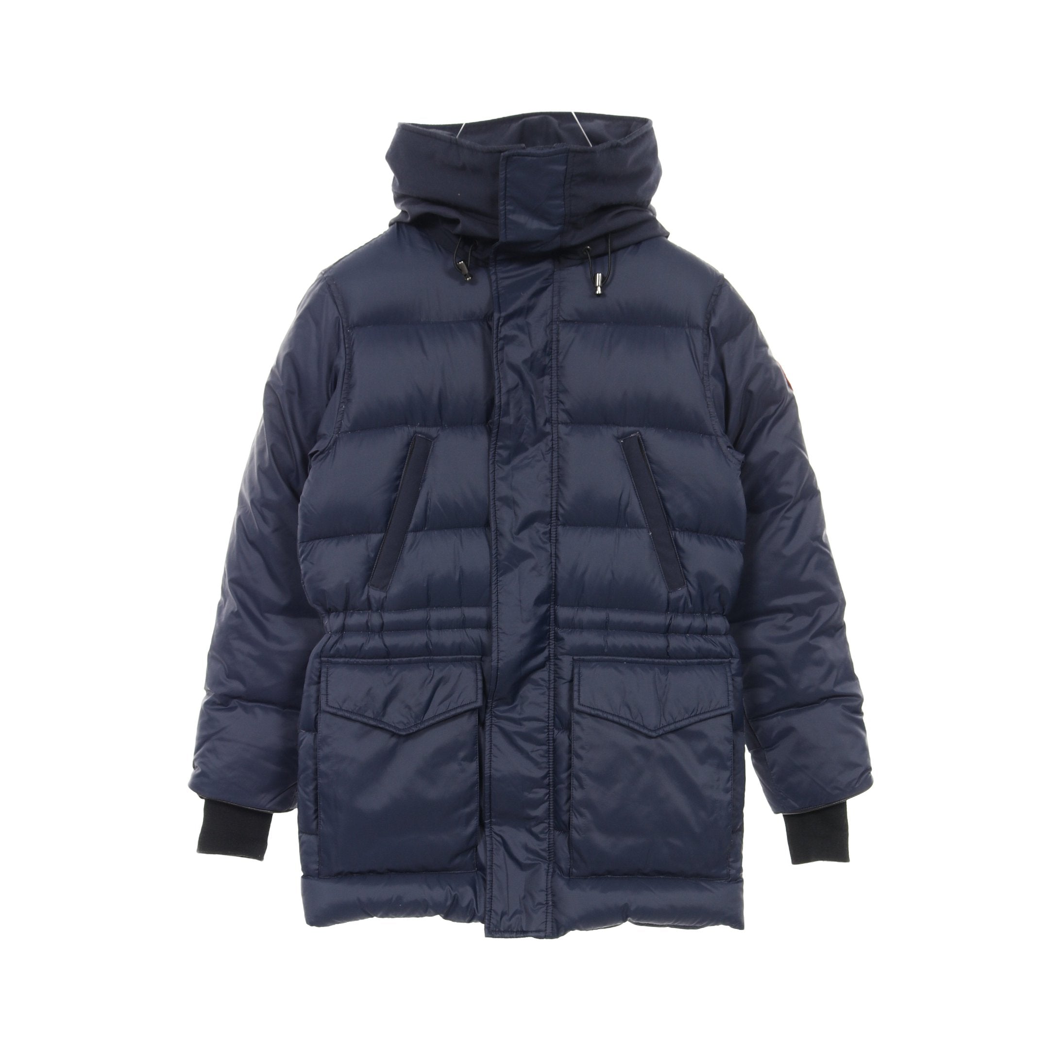SILVERTHORNE PARKA ダウンジャケット ナイロン ネイビー フード付き