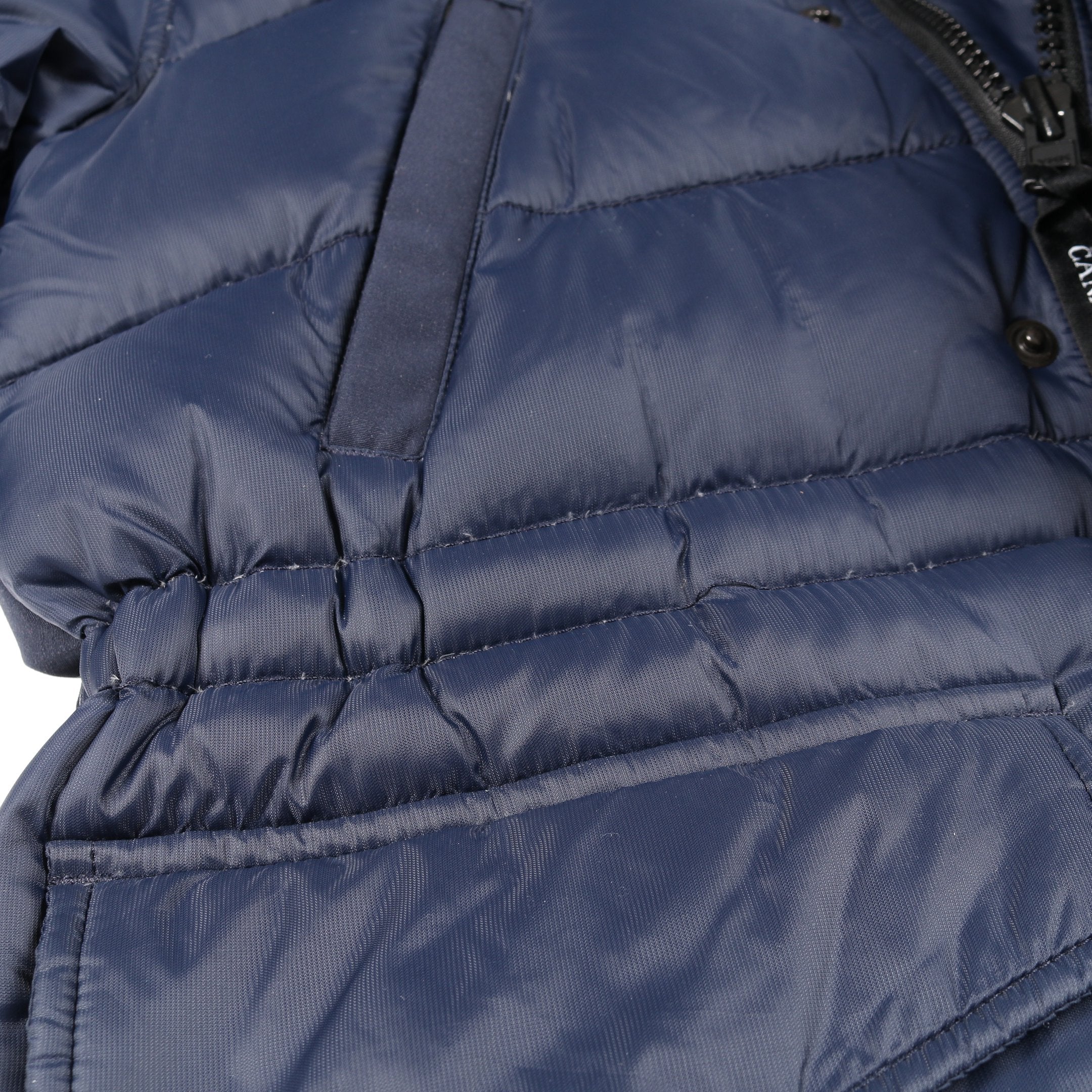 SILVERTHORNE PARKA ダウンジャケット ナイロン ネイビー フード付き