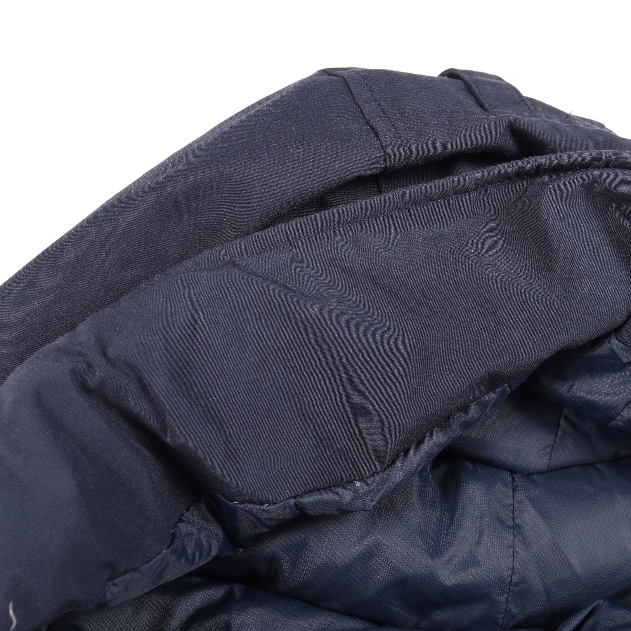 SILVERTHORNE PARKA ダウンジャケット ナイロン ネイビー フード付き